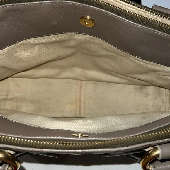 Marc Jacobs Blake Quilted Venetia Satchel Handbag. Italian Leather. Puffer AUTH - Picture 11 of 17